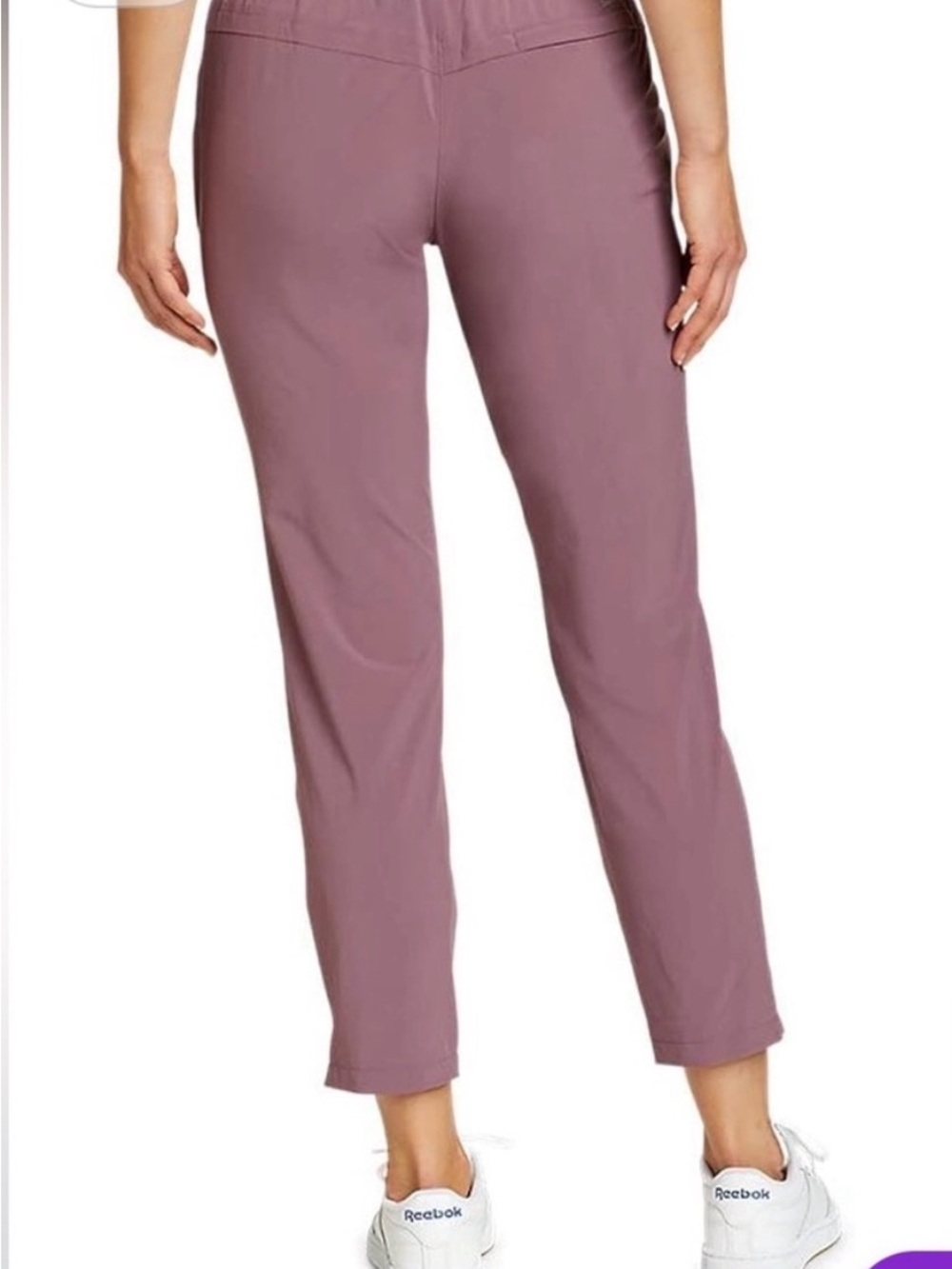 Eddie Bauer First Ascent Women Mauve Cropped Ankle Pants Hiking Outdoor Active - Picture 3 of 9